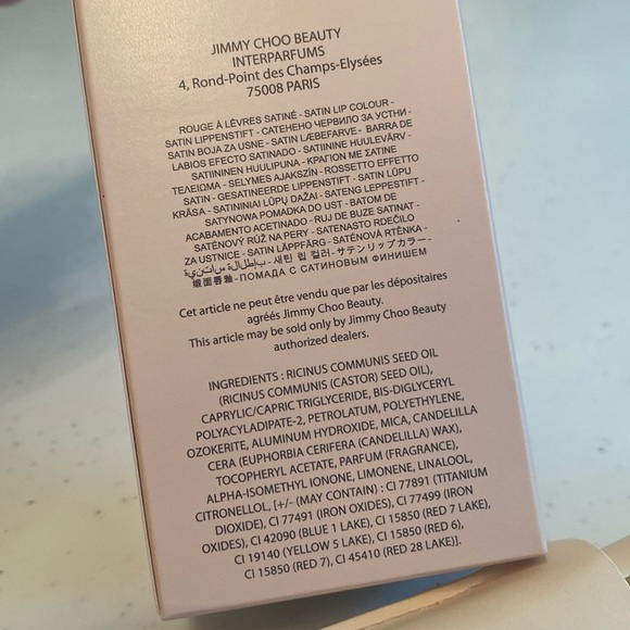 Jimmy Choo • “Red Carpet” Seduction Collection Satin Lip Colour Lipstick *NEW* - Picture 6 of 9